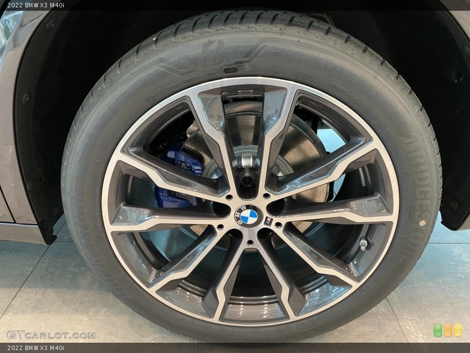 2022 BMW X3 M40i Wheel and Tire Photo #143325912