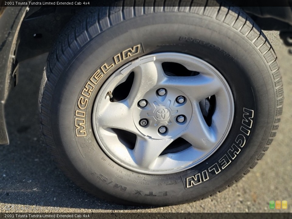 2001 Toyota Tundra Limited Extended Cab 4x4 Wheel and Tire Photo #143328251