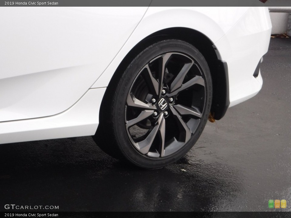 2019 Honda Civic Sport Sedan Wheel and Tire Photo #143337383