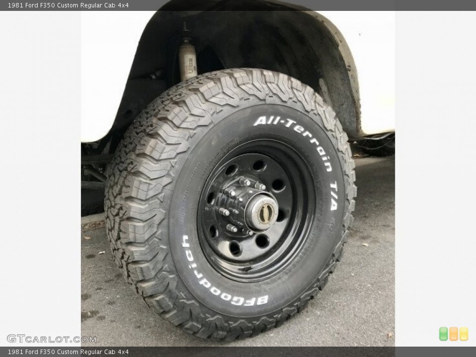1981 Ford F350 Wheels and Tires