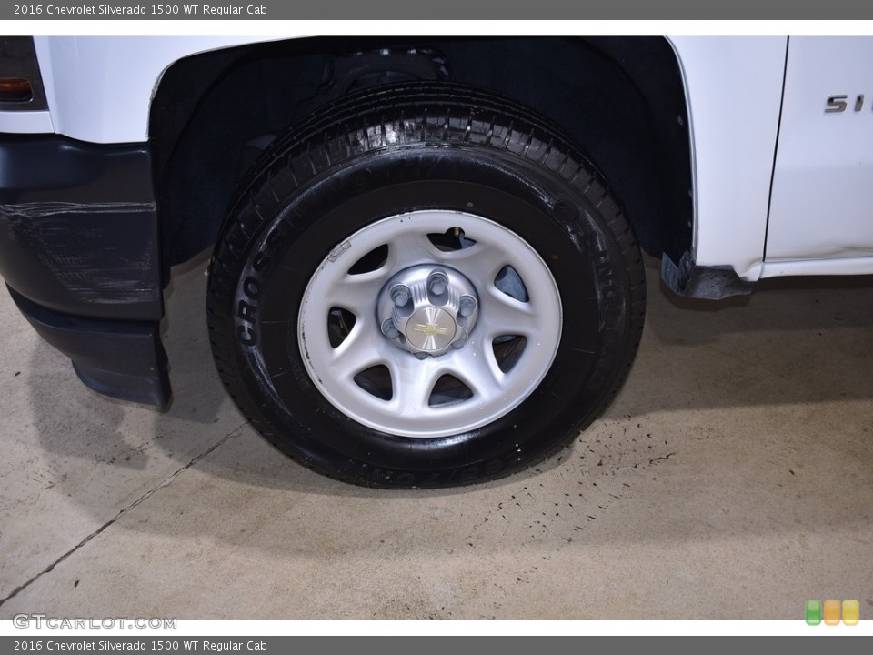 2016 Chevrolet Silverado 1500 WT Regular Cab Wheel and Tire Photo #143343385
