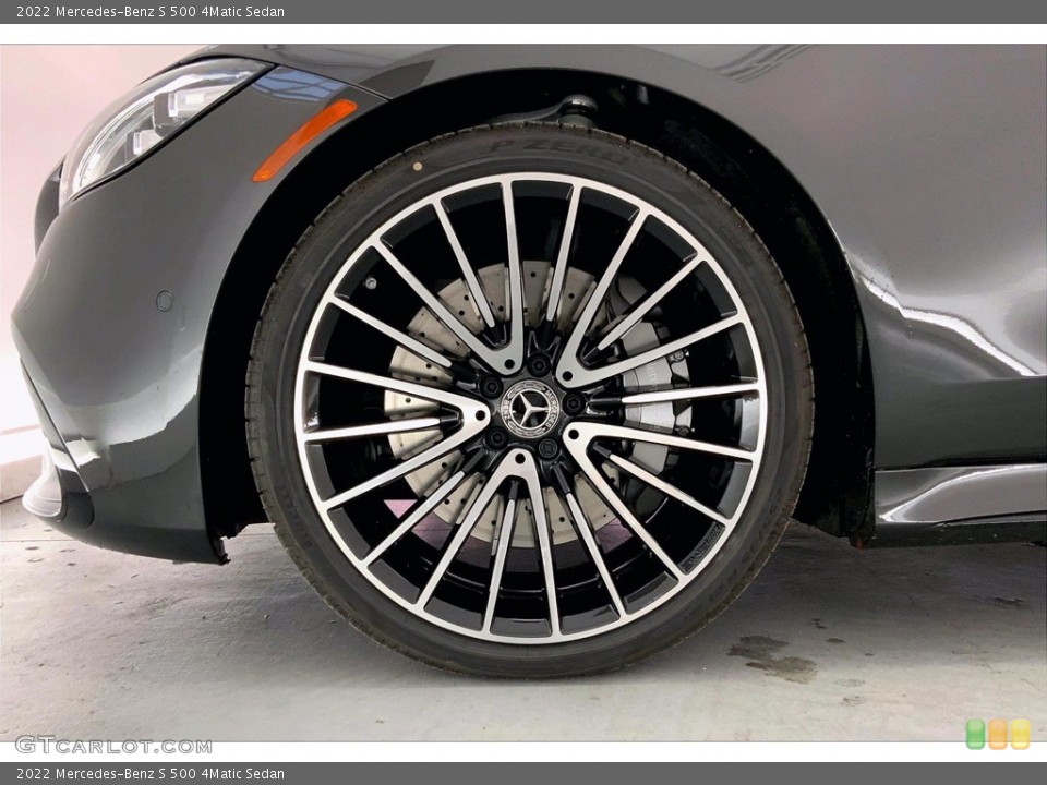 2022 Mercedes-Benz S 500 4Matic Sedan Wheel and Tire Photo #143370149