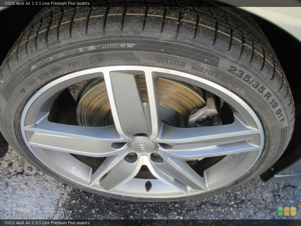 2020 Audi A3 2.0 S Line Premium Plus quattro Wheel and Tire Photo #143395725