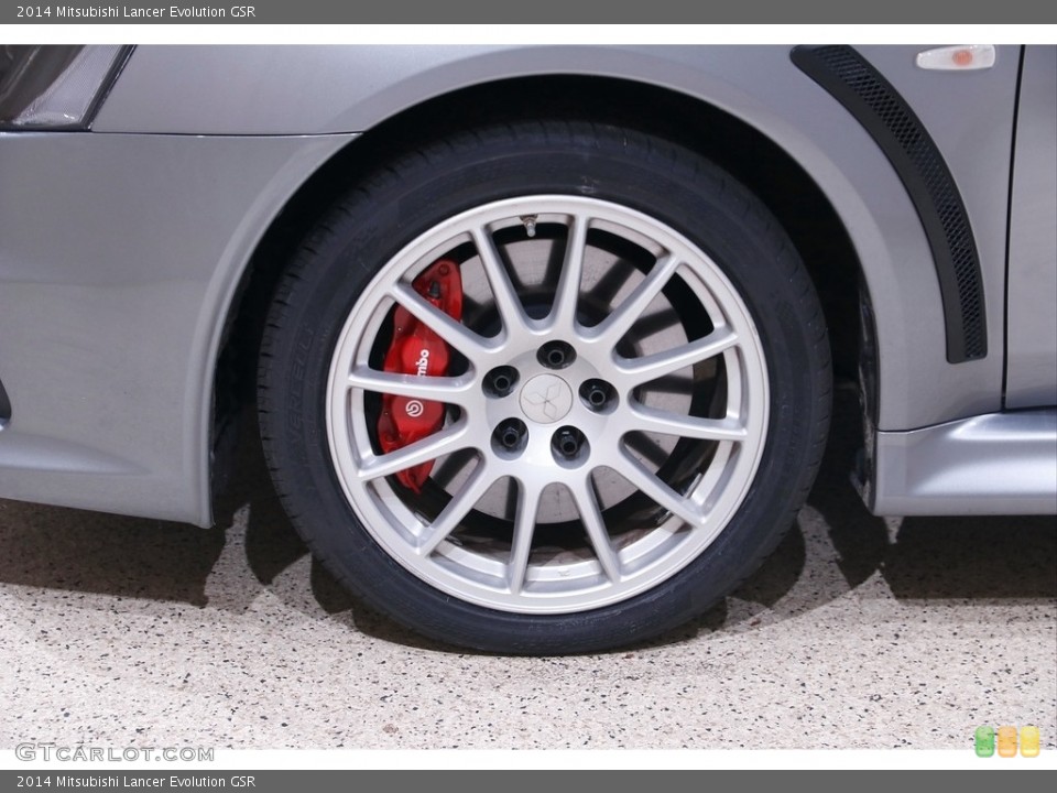 2014 Mitsubishi Lancer Evolution GSR Wheel and Tire Photo #143411571