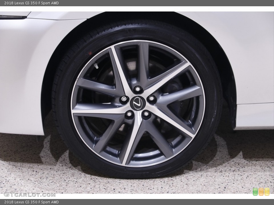2018 Lexus GS 350 F Sport AWD Wheel and Tire Photo #143431433