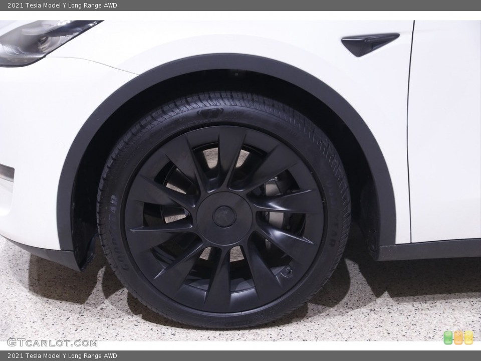 2021 Tesla Model Y Long Range AWD Wheel and Tire Photo #143453904