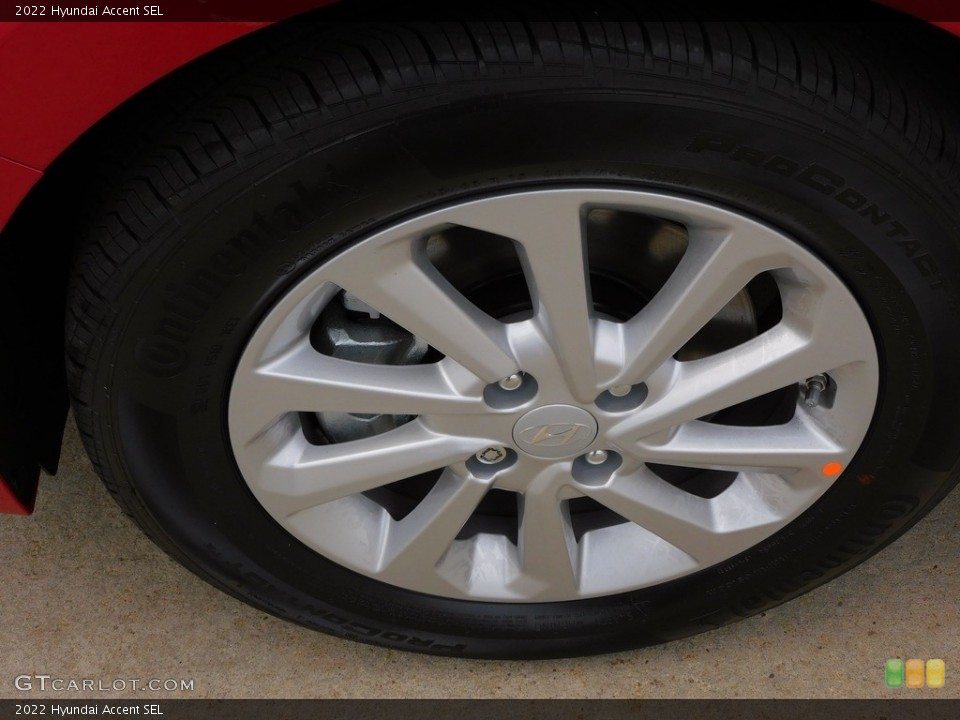 2022 Hyundai Accent SEL Wheel and Tire Photo #143453907