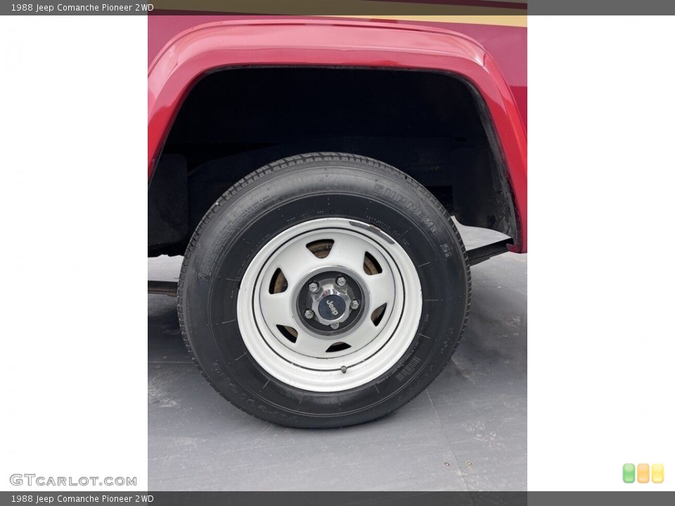 1988 Jeep Comanche Pioneer 2WD Wheel and Tire Photo #143459445