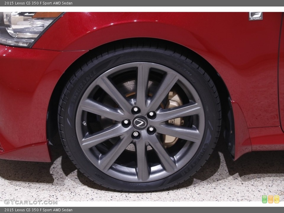 2015 Lexus GS 350 F Sport AWD Sedan Wheel and Tire Photo #143464680