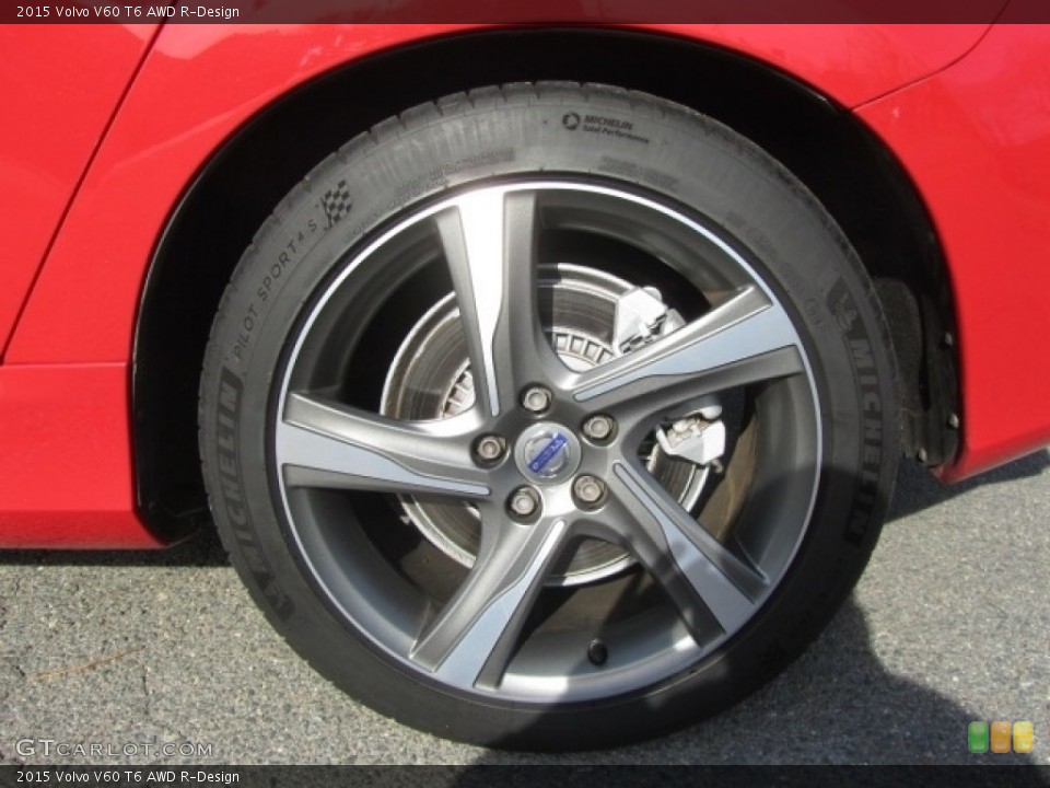 2015 Volvo V60 T6 AWD R-Design Wheel and Tire Photo #143470781