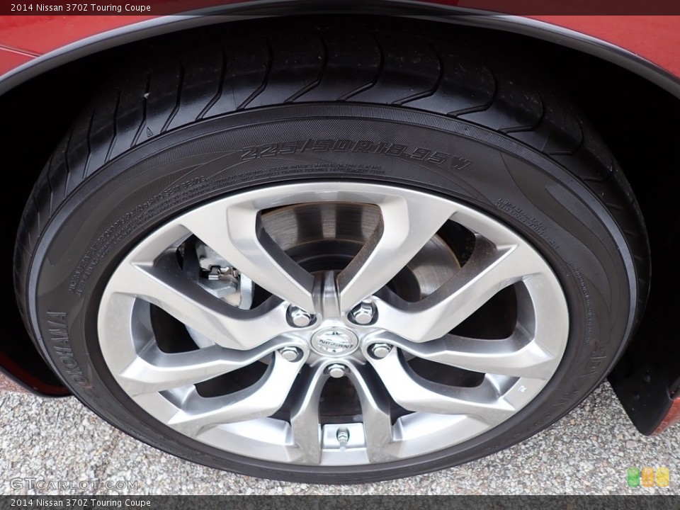 2014 Nissan 370Z Touring Coupe Wheel and Tire Photo #143476439