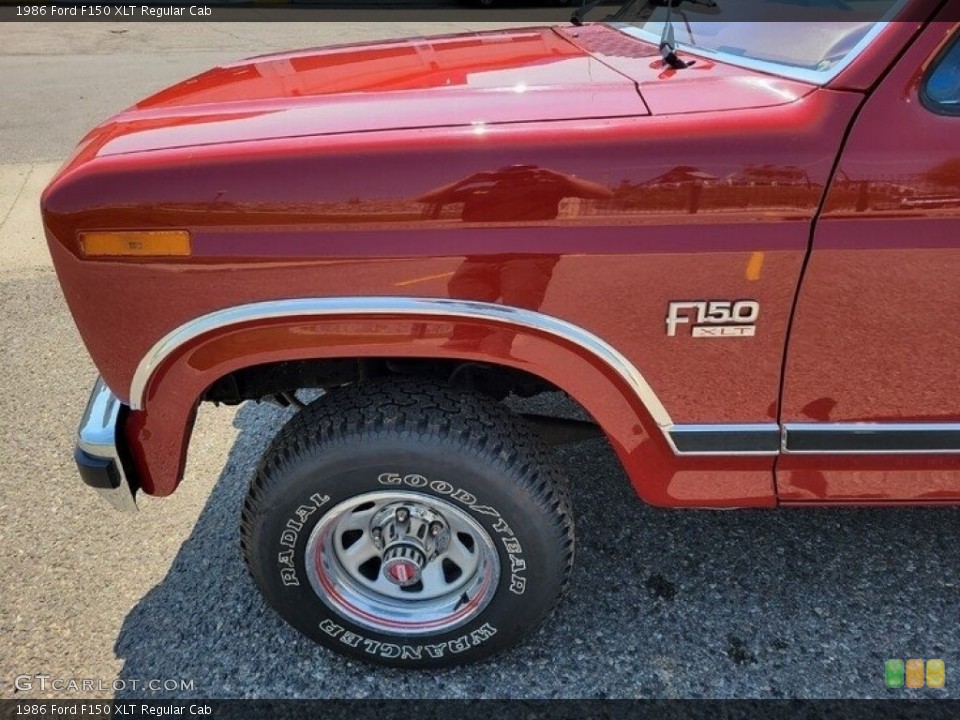 1986 Ford F150 XLT Regular Cab Wheel and Tire Photo #143478734