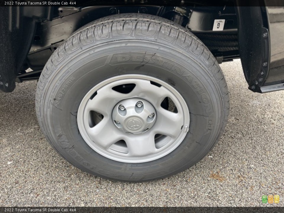 2022 Toyota Tacoma SR Double Cab 4x4 Wheel and Tire Photo #143480247