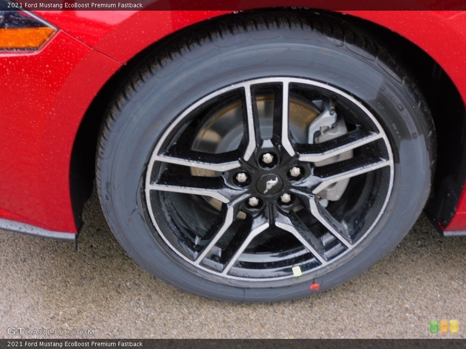 2021 Ford Mustang EcoBoost Premium Fastback Wheel and Tire Photo #143484440
