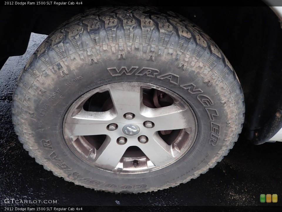 2012 Dodge Ram 1500 SLT Regular Cab 4x4 Wheel and Tire Photo #143486783