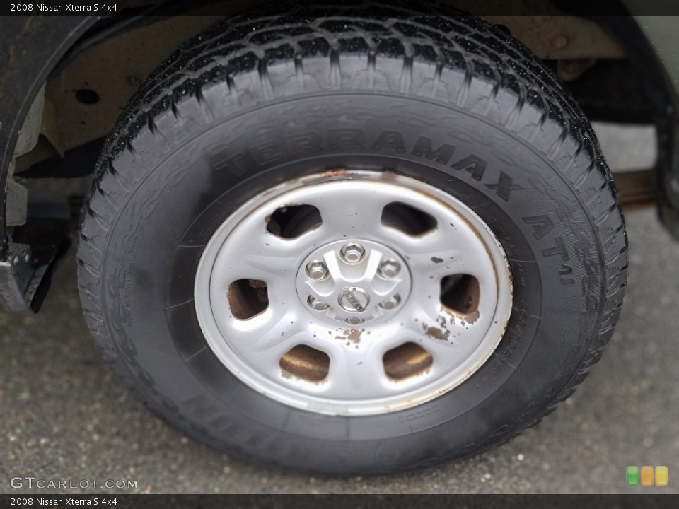 2008 Nissan Xterra S 4x4 Wheel and Tire Photo #143492835
