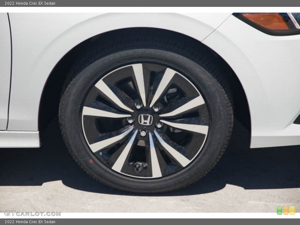 2022 Honda Civic EX Sedan Wheel and Tire Photo #143496599