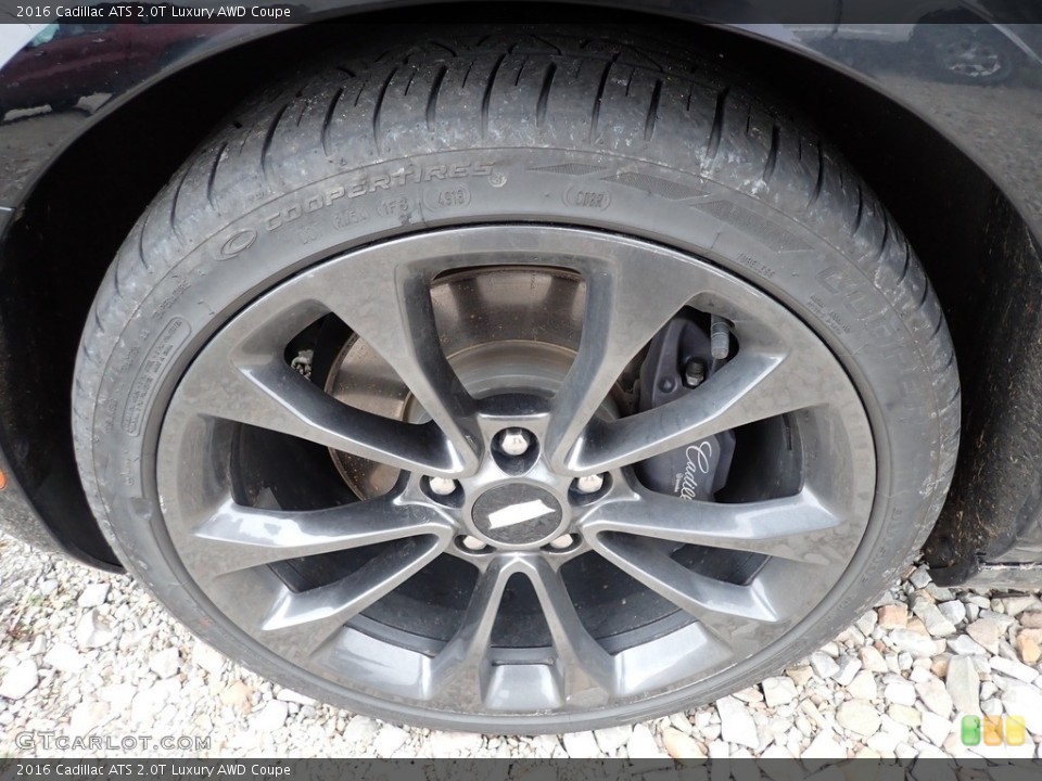 2016 Cadillac ATS 2.0T Luxury AWD Coupe Wheel and Tire Photo #143512785