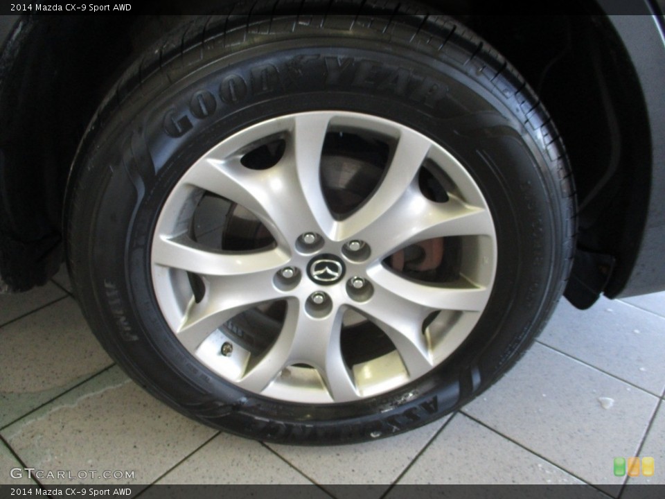 2014 Mazda CX-9 Sport AWD Wheel and Tire Photo #143514744
