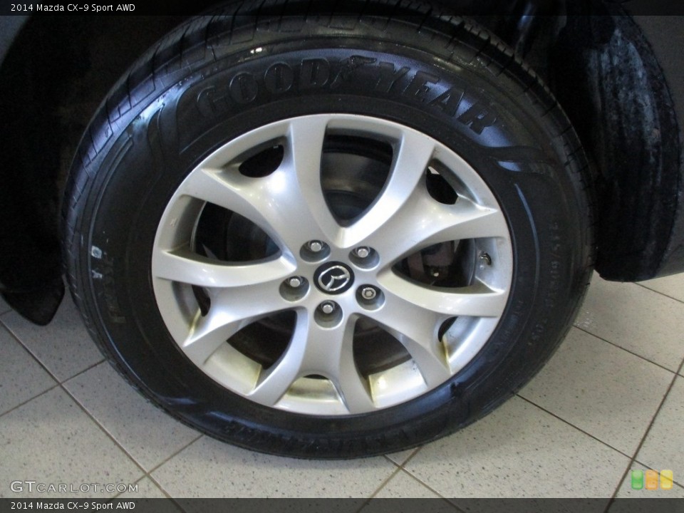 2014 Mazda CX-9 Sport AWD Wheel and Tire Photo #143514825