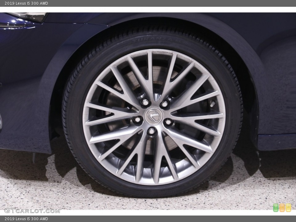 2019 Lexus IS 300 AWD Wheel and Tire Photo #143521568