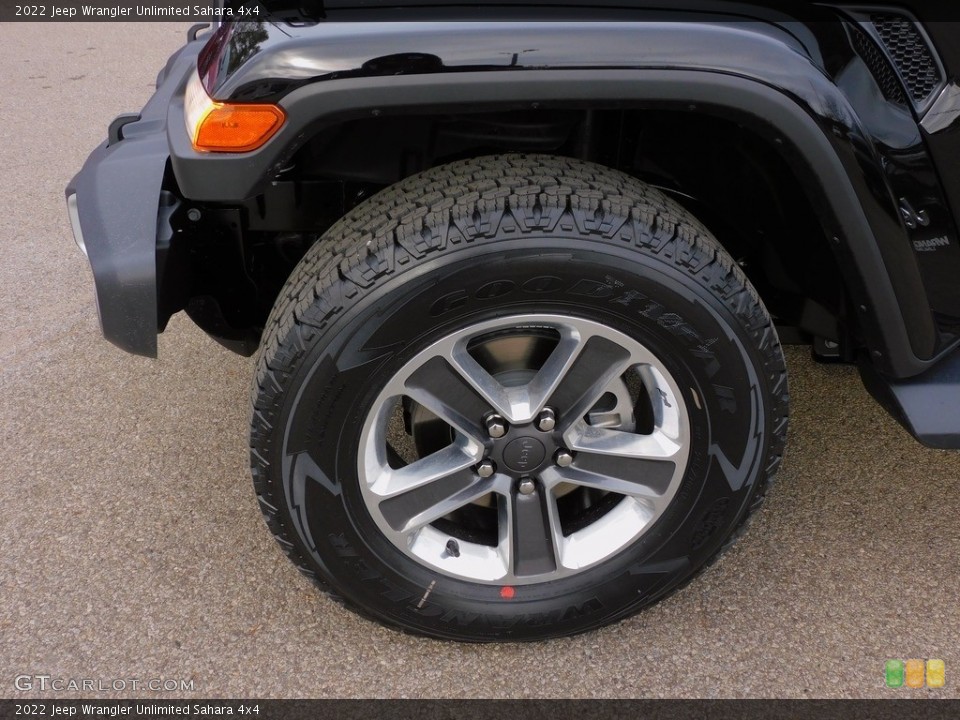 2022 Jeep Wrangler Unlimited Sahara 4x4 Wheel and Tire Photo #143529757