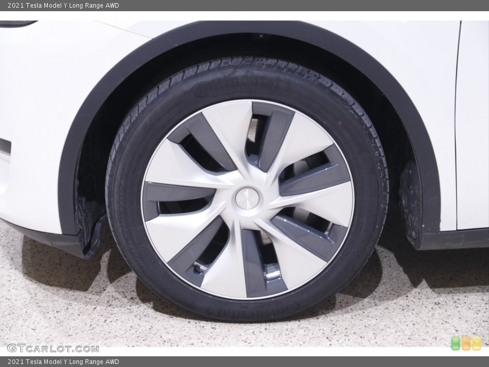 2021 Tesla Model Y Long Range AWD Wheel and Tire Photo #143536716