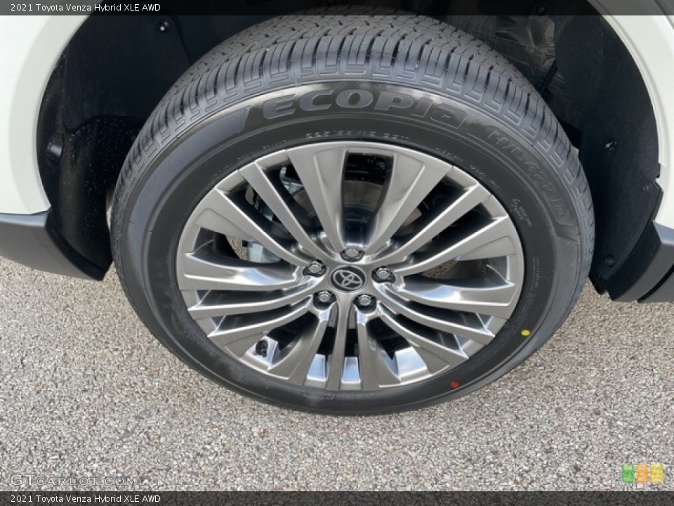 2021 Toyota Venza Hybrid XLE AWD Wheel and Tire Photo #143537328