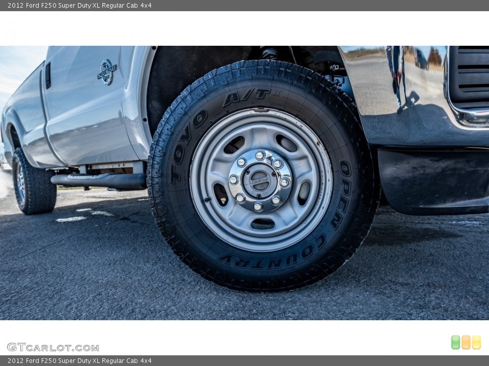2012 Ford F250 Super Duty XL Regular Cab 4x4 Wheel and Tire Photo #143542822