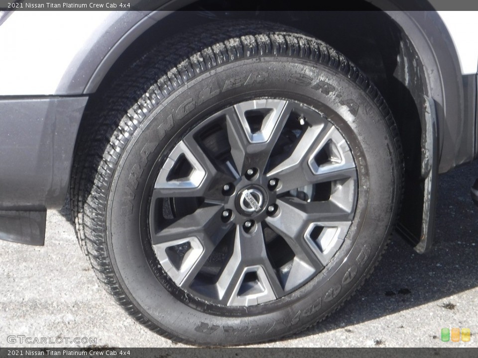 2021 Nissan Titan Platinum Crew Cab 4x4 Wheel and Tire Photo #143546877