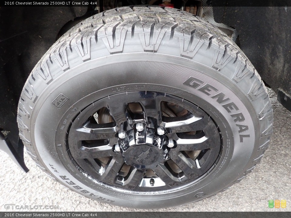 2016 Chevrolet Silverado 2500HD LT Crew Cab 4x4 Wheel and Tire Photo #143547596