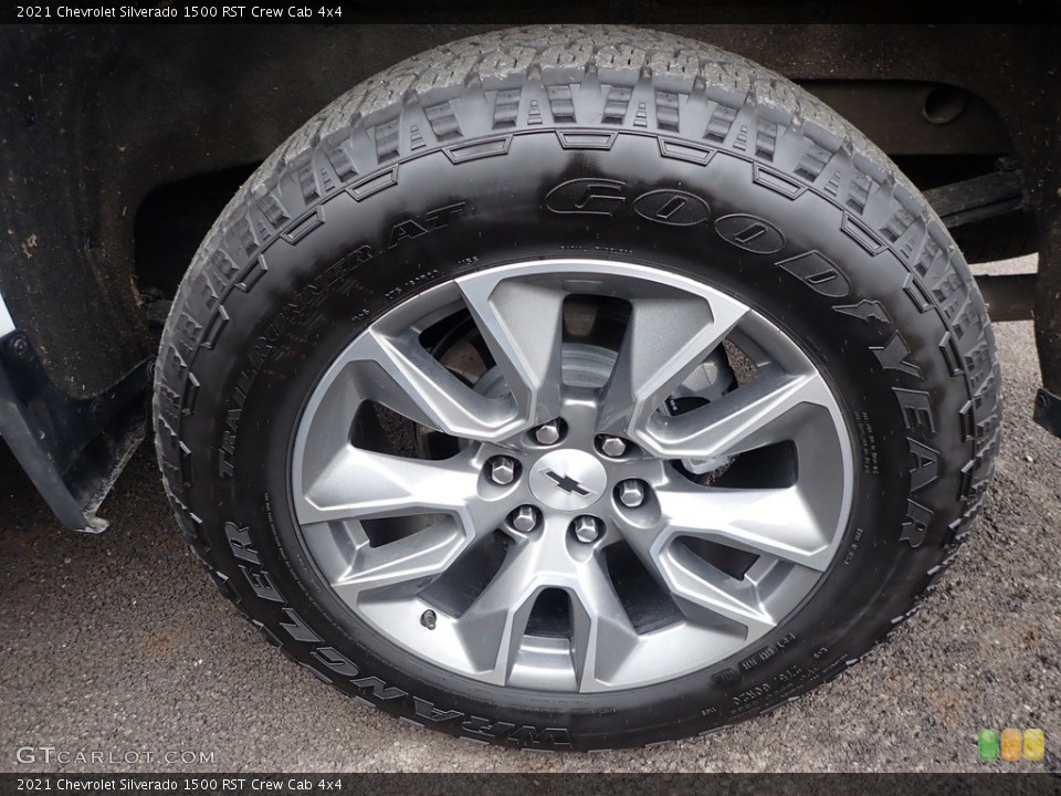 2021 Chevrolet Silverado 1500 RST Crew Cab 4x4 Wheel and Tire Photo #143564161