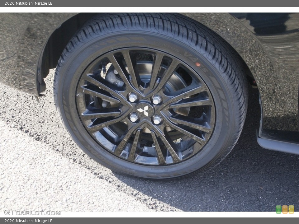 2020 Mitsubishi Mirage LE Wheel and Tire Photo #143592403