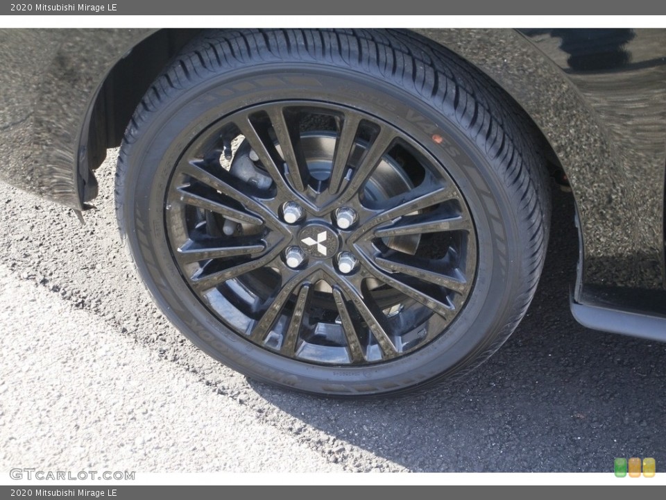 2020 Mitsubishi Mirage LE Wheel and Tire Photo #143592424
