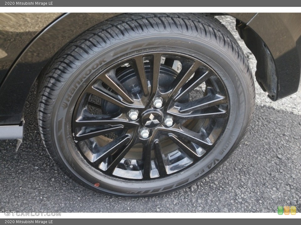 2020 Mitsubishi Mirage LE Wheel and Tire Photo #143592457