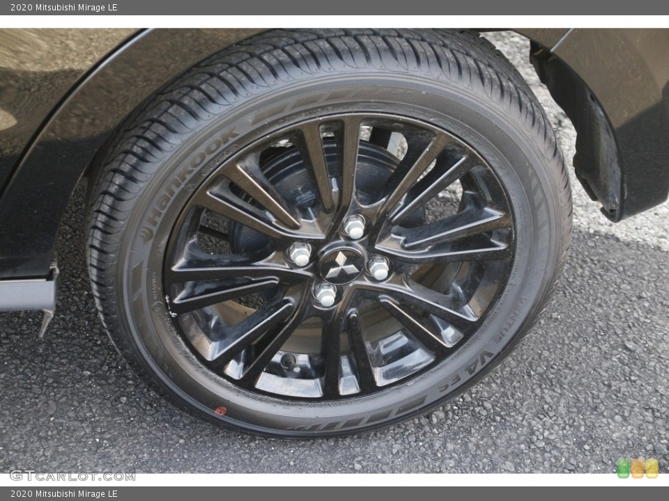 2020 Mitsubishi Mirage LE Wheel and Tire Photo #143592480