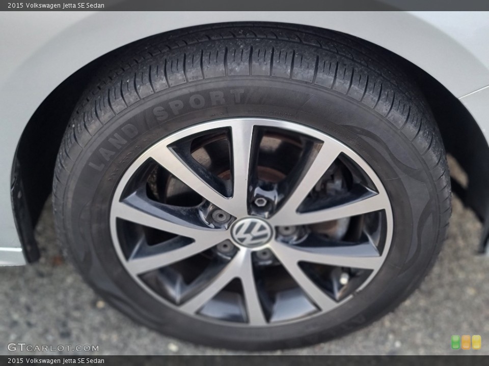 2015 Volkswagen Jetta SE Sedan Wheel and Tire Photo #143592745
