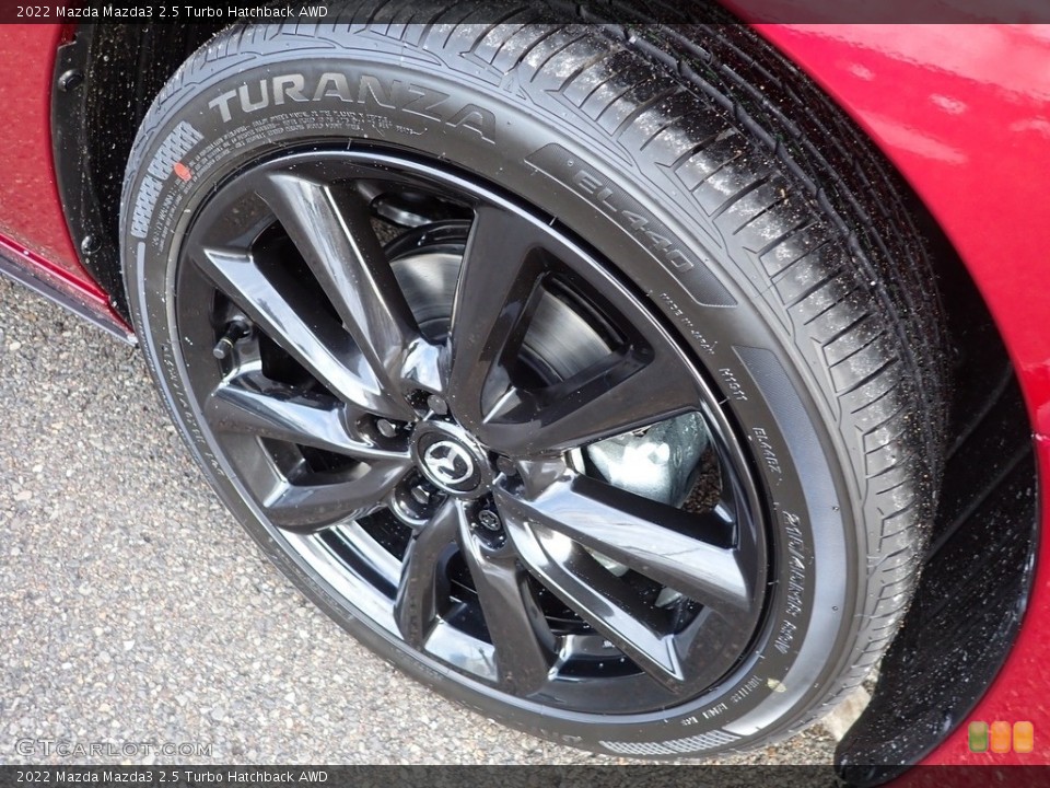2022 Mazda Mazda3 2.5 Turbo Hatchback AWD Wheel and Tire Photo #143593669