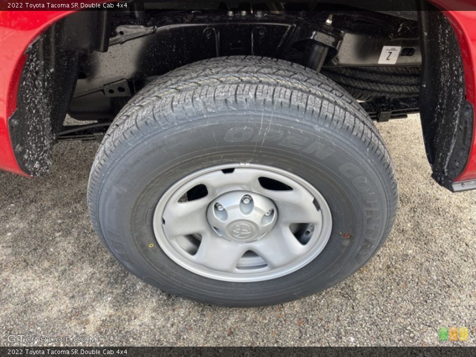 2022 Toyota Tacoma SR Double Cab 4x4 Wheel and Tire Photo #143598356