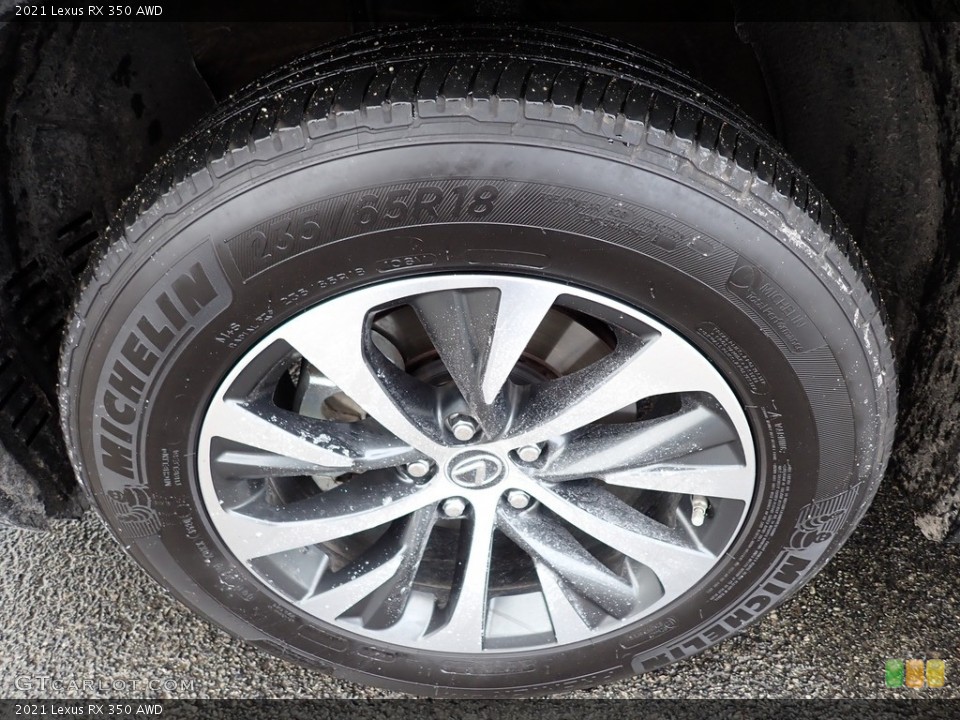 2021 Lexus RX 350 AWD Wheel and Tire Photo #143604041