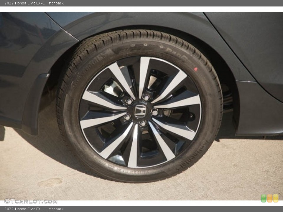 2022 Honda Civic EX-L Hatchback Wheel and Tire Photo #143618667