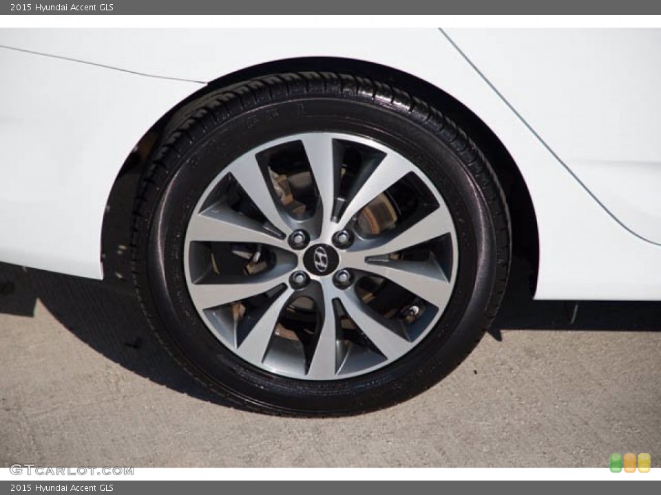 2015 Hyundai Accent GLS Wheel and Tire Photo #143620015