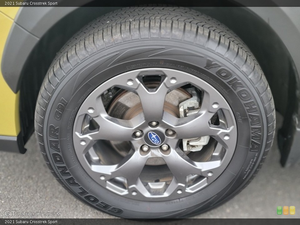 2021 Subaru Crosstrek Sport Wheel and Tire Photo #143624023