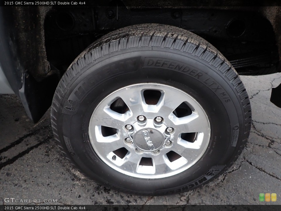 2015 GMC Sierra 2500HD SLT Double Cab 4x4 Wheel and Tire Photo #143636492