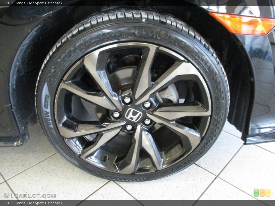 2017 Honda Civic Sport Hatchback Wheel and Tire Photo #143640182