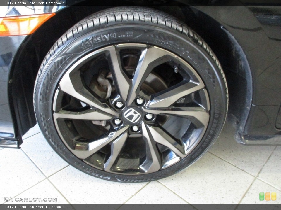 2017 Honda Civic Sport Hatchback Wheel and Tire Photo #143640251