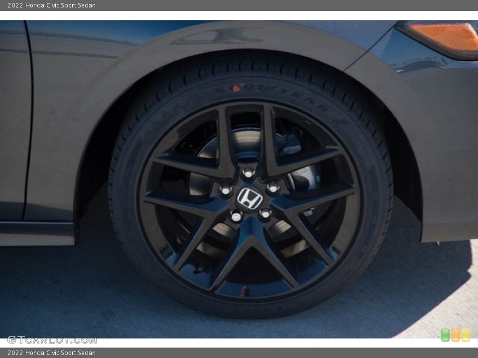 2022 Honda Civic Sport Sedan Wheel and Tire Photo #143640533