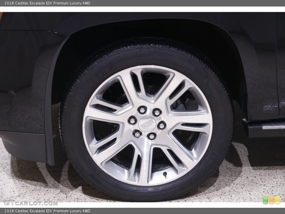 2018 Cadillac Escalade ESV Premium Luxury 4WD Wheel and Tire Photo #143645389