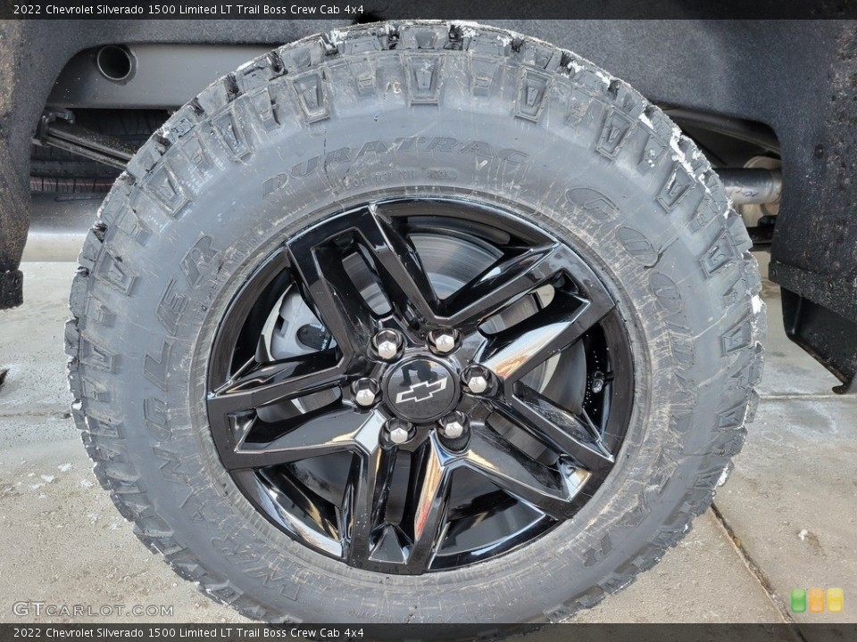 2022 Chevrolet Silverado 1500 Limited LT Trail Boss Crew Cab 4x4 Wheel and Tire Photo #143650056