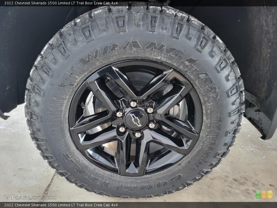 2022 Chevrolet Silverado 1500 Limited LT Trail Boss Crew Cab 4x4 Wheel and Tire Photo #143650116